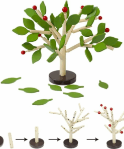 Joc Montessori de construit Pomul cu mere 3 ani 08.png