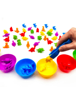 Joc creativ Montessori sortare cu dinozauri 48 piese 3 ani 05.png