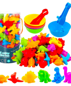 Joc creativ Montessori sortare cu dinozauri 48 piese 3 ani 06.png