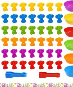 Joc creativ Montessori sortare cu ursuleti 48 piese 3 ani 02.jpg