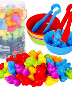 Joc creativ Montessori sortare cu ursuleti 48 piese 3 ani 07.png