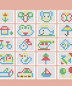 Joc creativ Mozaic Pixel Magnetic 3 ani 26 cm Iepuras 05.jpg