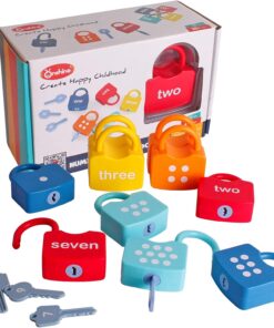 Joc educativ cu lacate si chei pentru invatarea numerelor 52 piese 3 ani 01.jpg