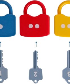 Joc educativ cu lacate si chei pentru invatarea numerelor 52 piese 3 ani 03.jpg