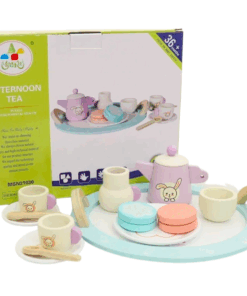 Jucarie din lemn Set servirea ceai 15 piese 3 ani 04.png