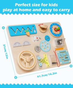 Placa senzoriala cu 11 activitati Montessori Busy Board 1 AN 02.jpg