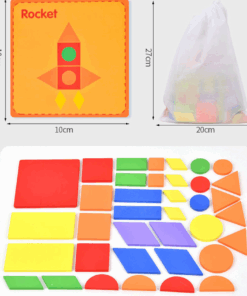 Puzzle educativ Tangram din lemn cu 67 piese 3 ani 04.png