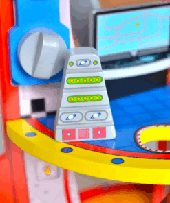 Racheta din lemn pentru copii cu accesorii Set joc de rol 64 cm3 ani 01.png