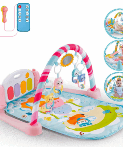 Saltea de joaca cu telecomanda si microfon 0 luni Roz 01.png