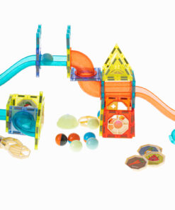 Set de constructie magnetic 3D cu 75 de pieseMARBLE BALL TRACK 3 ani 02.jpg