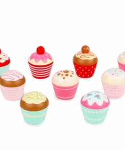 Stand de prajituri din lemn Briose 10 piese 3 ani 03.png