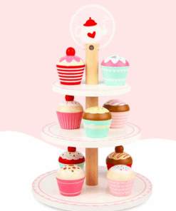 Stand de prajituri din lemn Briose 10 piese 3 ani 05.png