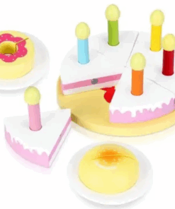 Stand din lemn Cofetarie cu tort si prajituri de feliat 59 cm 3 ani 04.png