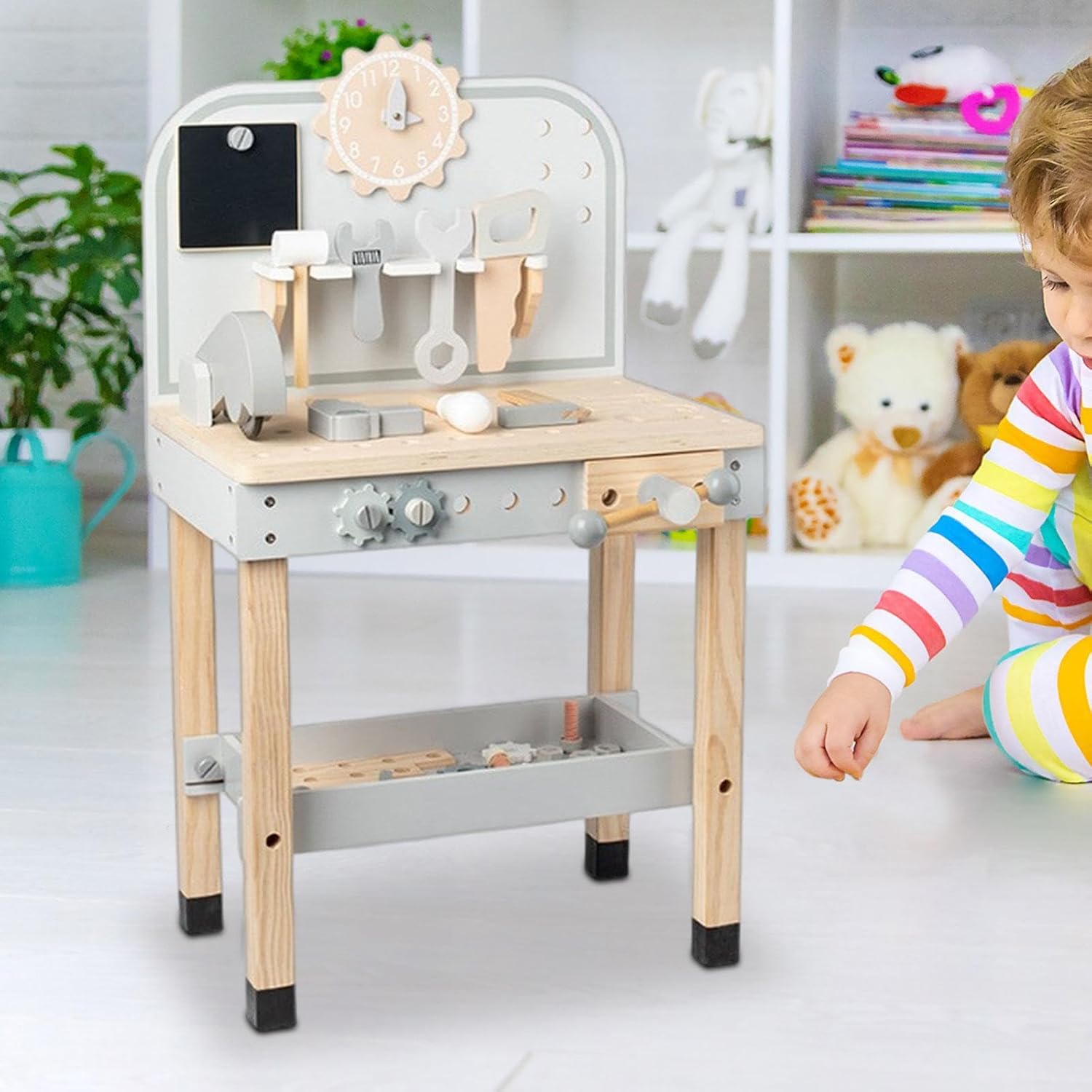 Banc de lucru cu unelte pentru copii 77 cm 3 ani 04.jpg