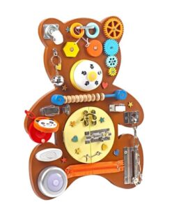 Busy Board Montessori cu 14 activitati Ursulet 02.jpg