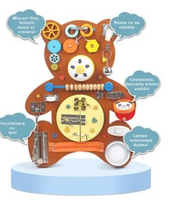 Busy Board Montessori cu 14 activitati Ursulet 04.jpg