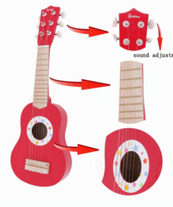 Instrument muzical pentru copii Chitara 53 cm Rosu 3 ani 01.png