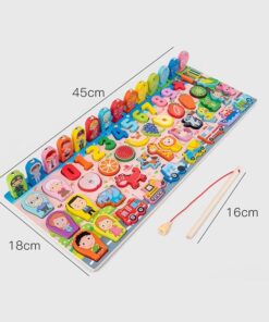 Alternative view of Puzzle Logaritmic multifunctional - 8 Activitati, 3 ani