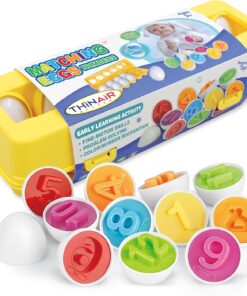 Joc de potrivire cifre forme si culori Oua educationale 3 ani 01.jpg