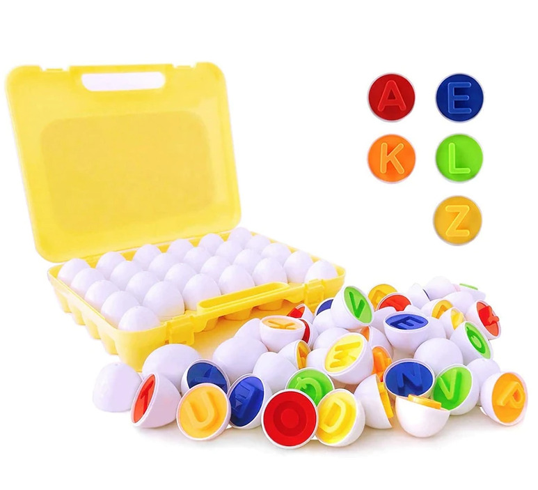 Joc de potrivire litere forme si culori Oua educationale 3 ani 06.jpg