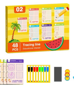 Joc educativ, Fise de lucru Reutilizabile, 48 modele, 3 ani