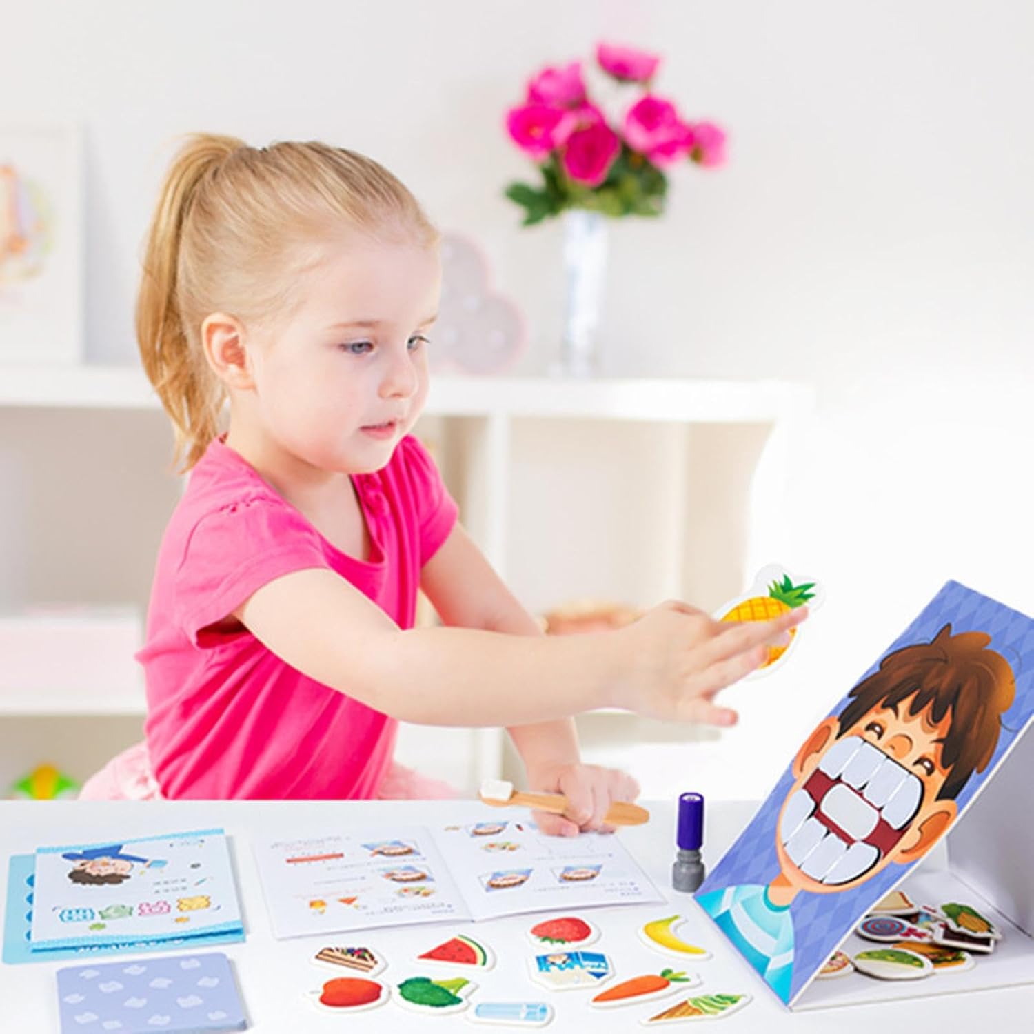 Joc educativ despre igiena dentară și alimentația sănătoasă, 3 ani - imagine 9