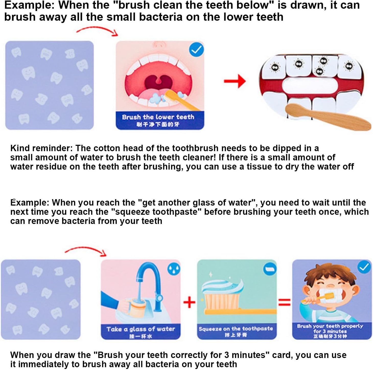 Joc educativ despre igiena dentară și alimentația sănătoasă, 3 ani - imagine 8
