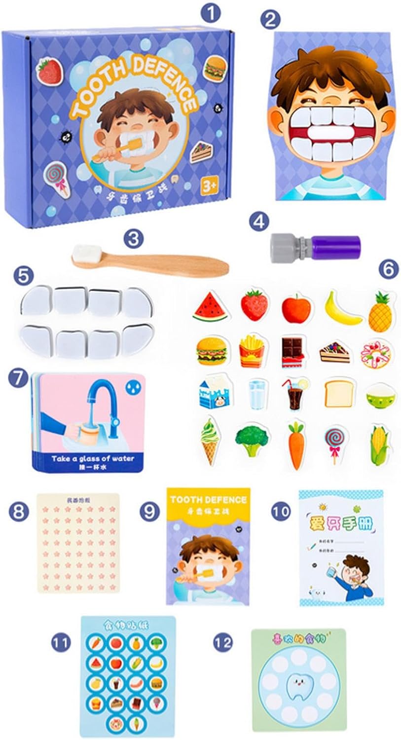 Joc educativ despre igiena dentară și alimentația sănătoasă, 3 ani - imagine 2