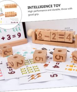 Alternative view of Joc educativ din lemn cu cifre si operatiuni, 4 ani+