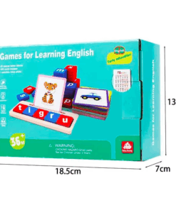 Joc fonetic din lemn, pentru invatare limba engleza, 3 ani