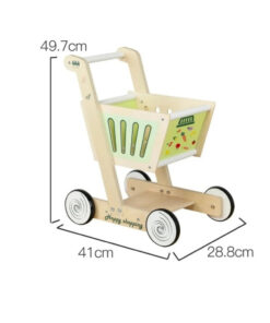 Jucarie Carucior de cumparaturi din lemn 49 cm 04.jpg