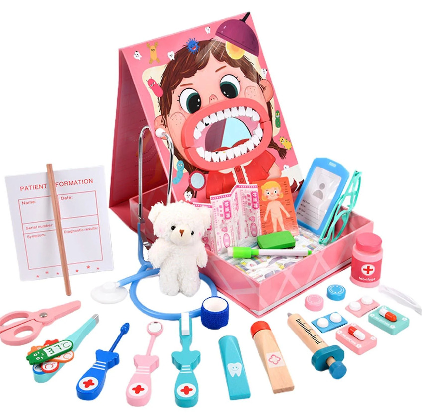Jucarie educativa Set Doctor dentist Roz 3 ani 03.jpg