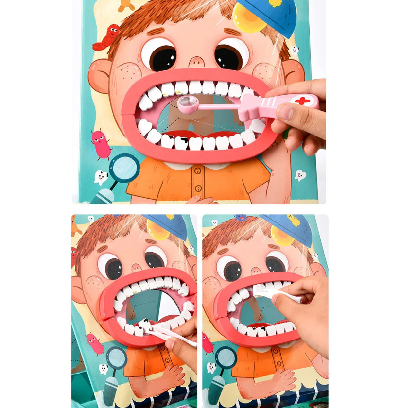 Jucarie educativa Set Doctor dentist Roz 3 ani 04.jpg