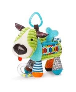 Jucarie senzoriala bebe cu elemente de dentitie si zornaitoare, 3 luni, Catel