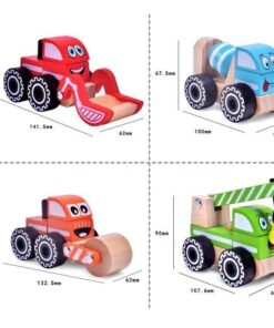 Alternative view of Masinuta utilitara din lemn, Compactor