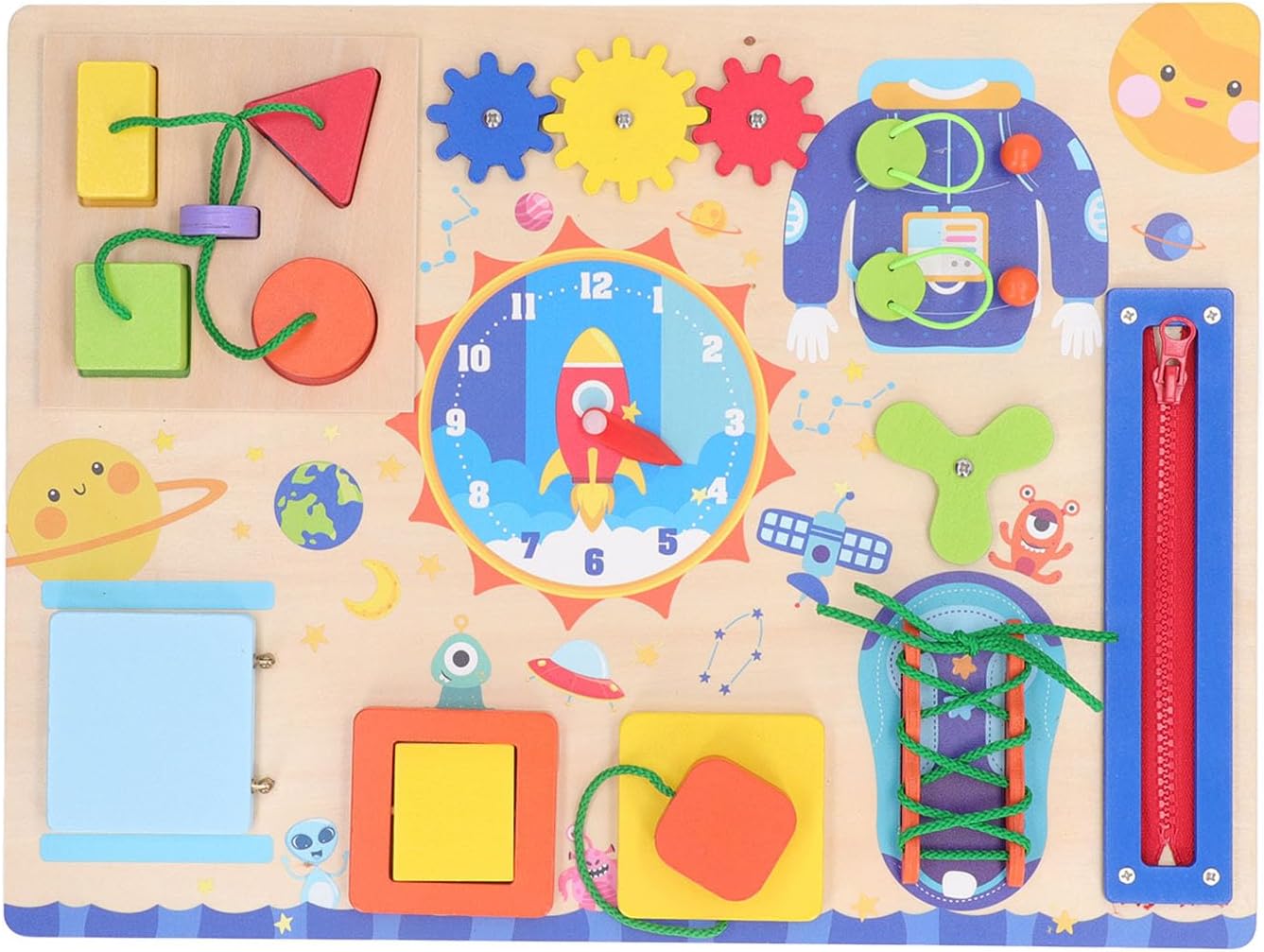Placa de activitati Montessori, Viata Practica, 2 ani+ - imagine 4