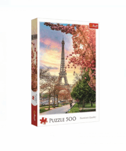 Puzzle Trefl 500 piese, Paris-Turnul Eiffel, 8 ani