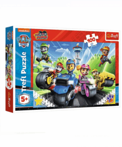 Puzzle Trefl carton 100 piese, Paw Patrol cu Vehicule