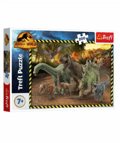 Puzzle Trefl carton 200 piese, Jurassic World Dinozauri