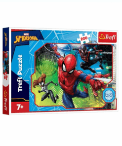 Puzzle Trefl carton 200 piese, Spiderman cu Eroi