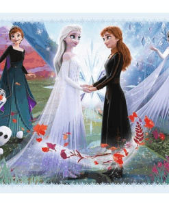 Alternative view of Puzzle Trefl carton 4 in 1, Frozen 2