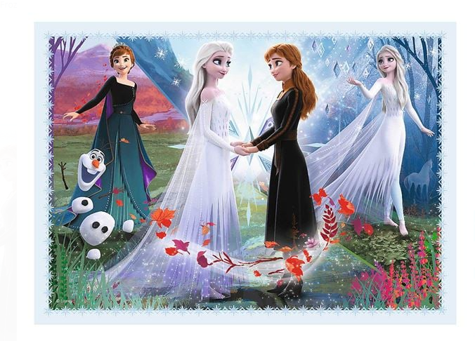 Puzzle Trefl carton 4 in 1, Frozen 2 - imagine 2
