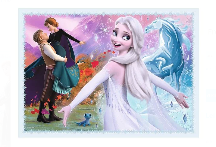 Puzzle Trefl carton 4 in 1, Frozen 2 - imagine 3