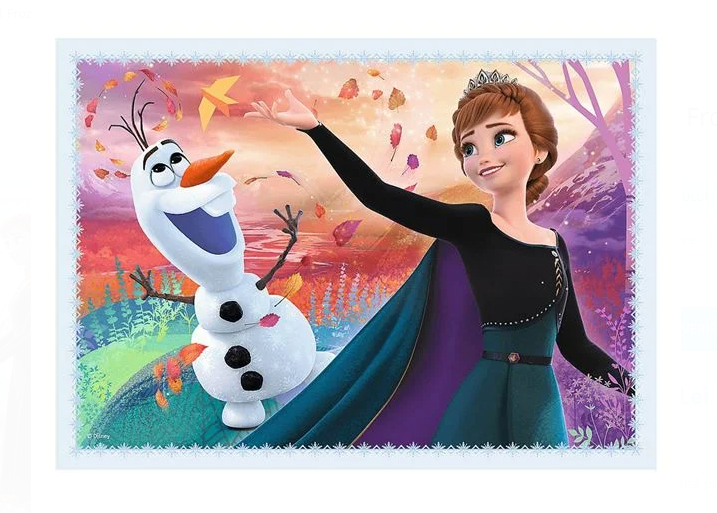 Puzzle Trefl carton 4 in 1, Frozen 2 - imagine 5