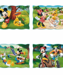 Alternative view of Puzzle Trefl carton 4 in 1, Mickey si prietenii