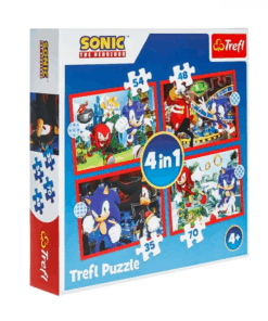 Puzzle Trefl carton 4 in 1, Sonic The Hedgehog