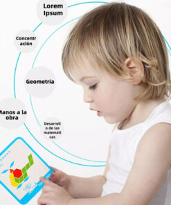 Puzzle educativ Tangram din lemn cu 196 piese 3 ani 03.jpg