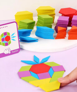 Puzzle educativ Tangram din lemn cu 196 piese 3 ani 04.jpg