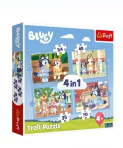 Puzzle Trefl carton 4 in 1, Bluey