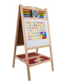 Tabla din lemn magnetica, cu 2 suprafete, tip Sevalet, 72 cm 004